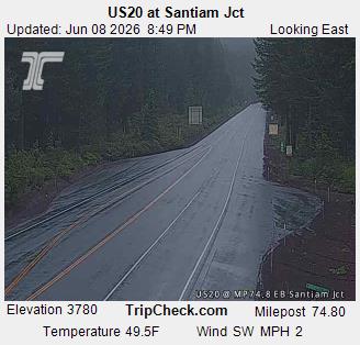 RoadCam - US20 at Santiam Jct